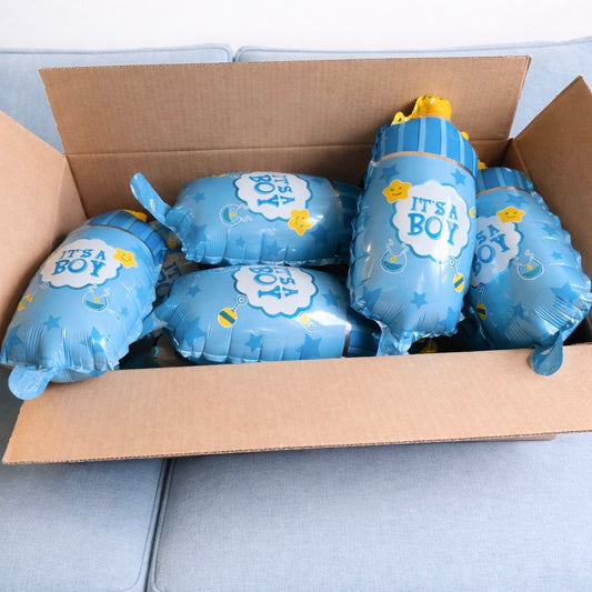Ballons biberons "it's a boy"