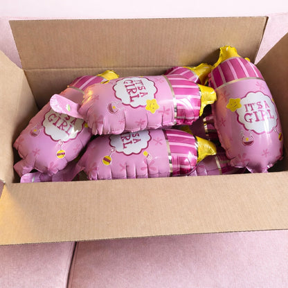 Ballons biberons "it's a girl"