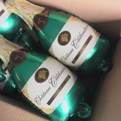 Ballons bouteilles de champagne