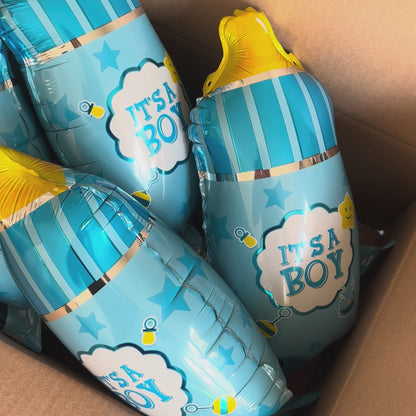 Ballons biberons "it's a boy"