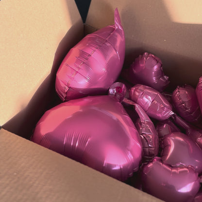 Remplir sa box de coeurs rose