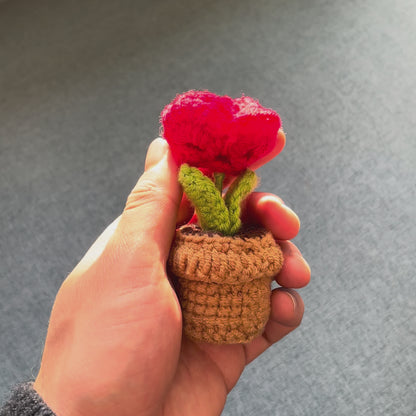 Rose en crochet