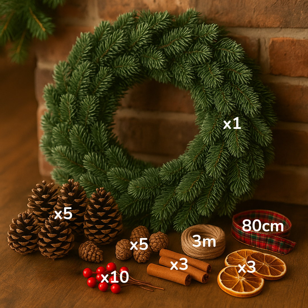 Kit couronne de noël